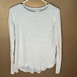 Blue long sleeve comfy sweater